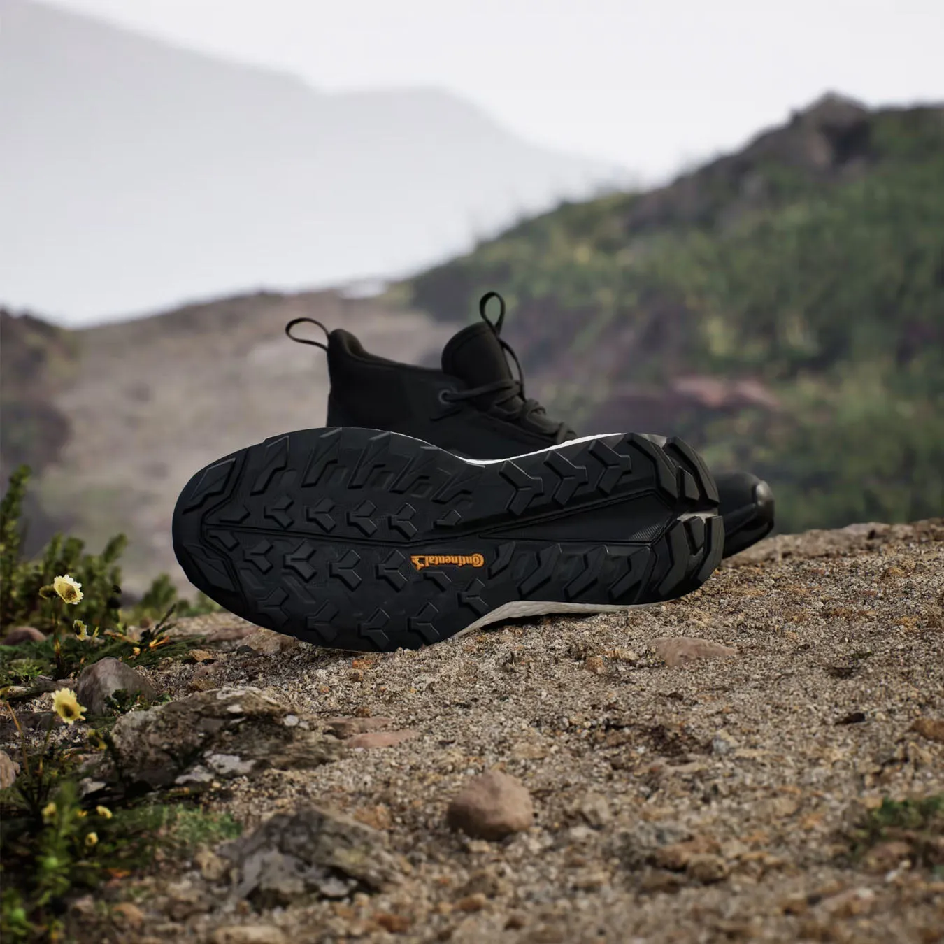 Adidas Terrex Womens Free Hiker 2 Gore-Tex Hiking Shoes Core Black / Core Black / Cloud White
