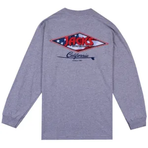 American Diamond Classic L/S Tee - Athletic Heather