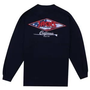 American Diamond Classic L/S Tee - Navy