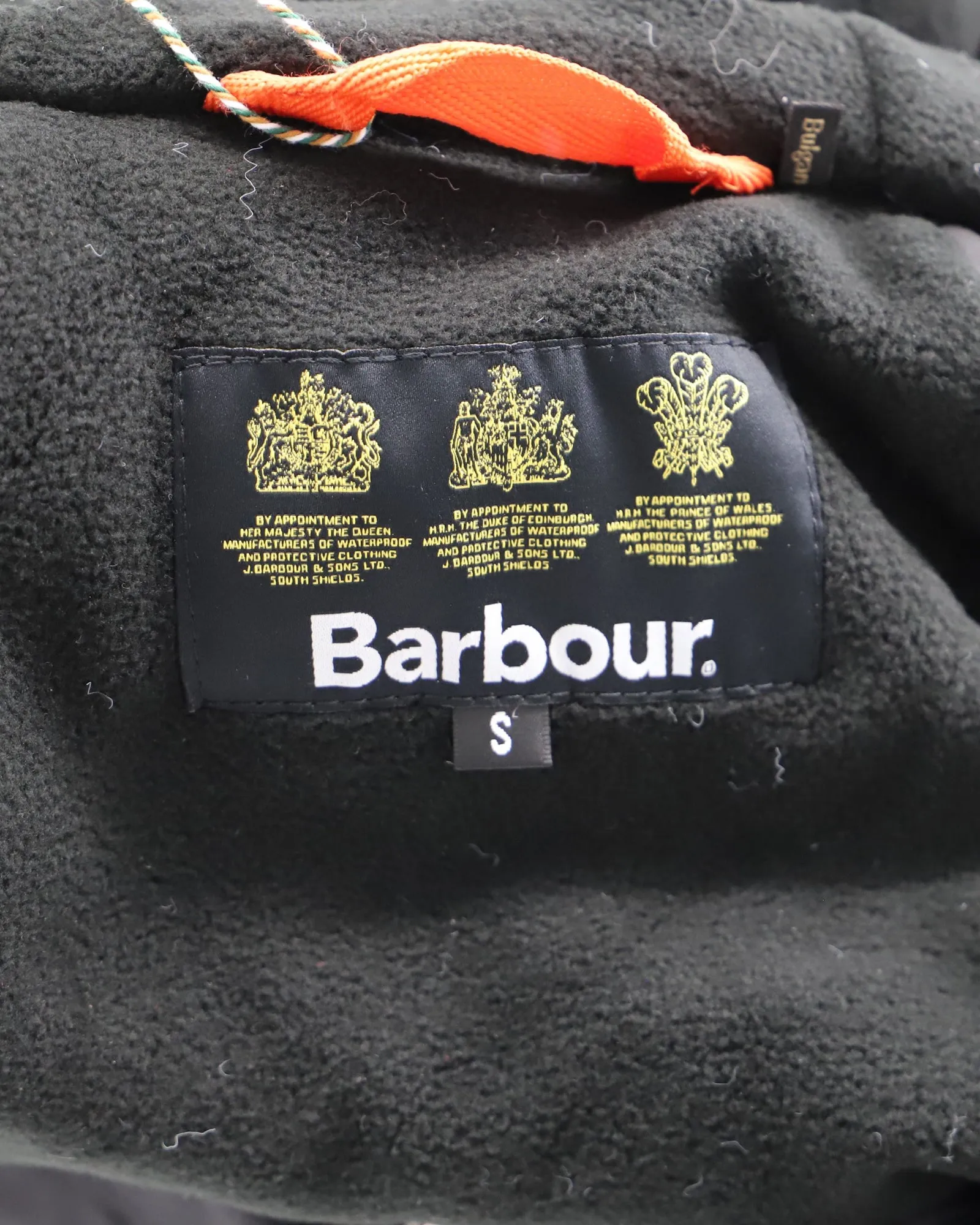 Barbour Fenton Wax Jacket in Black Cotton