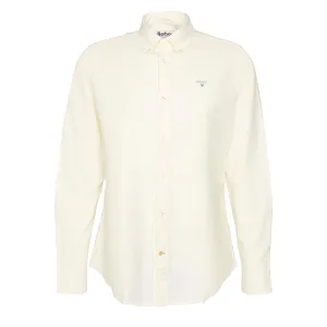 Barbour Oxford Tailored Long Sleeved Shirt Lemon