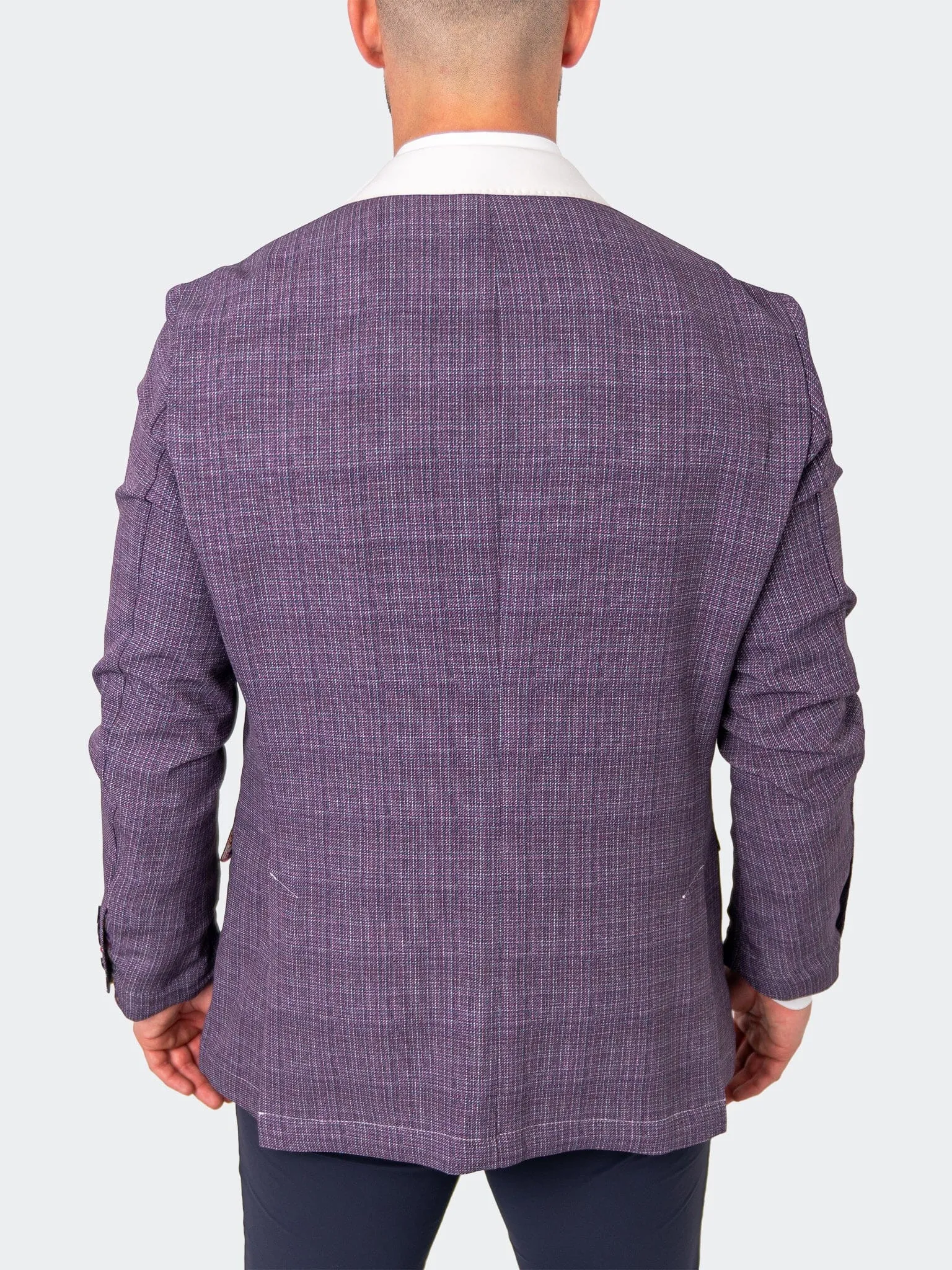 Blazer Unconstructed Preppy Purple