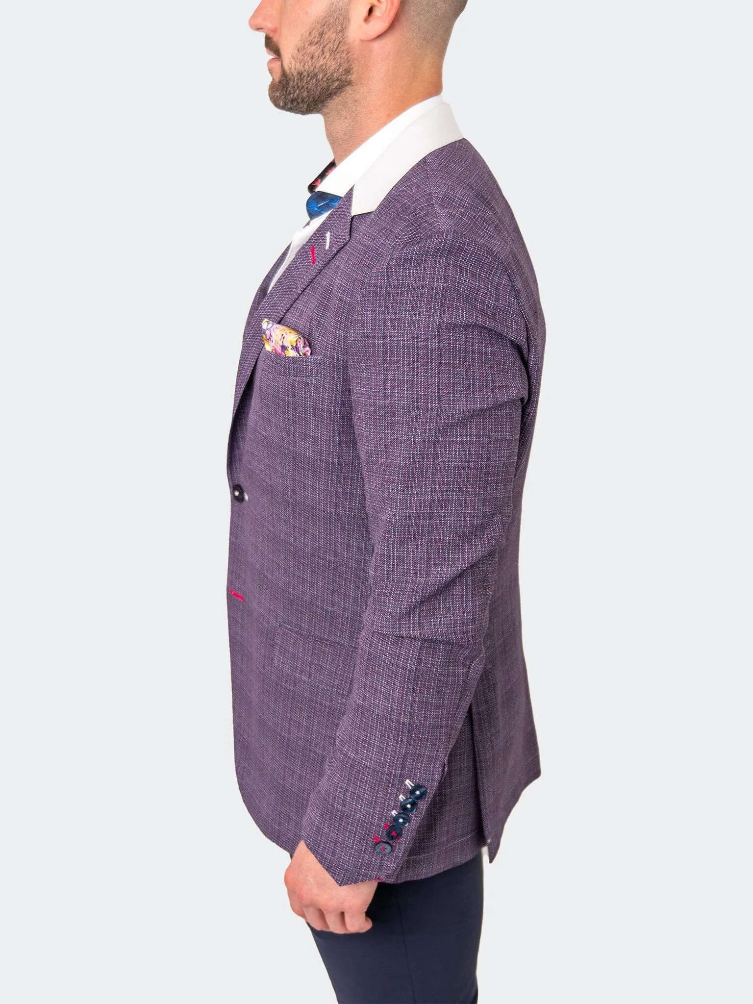Blazer Unconstructed Preppy Purple