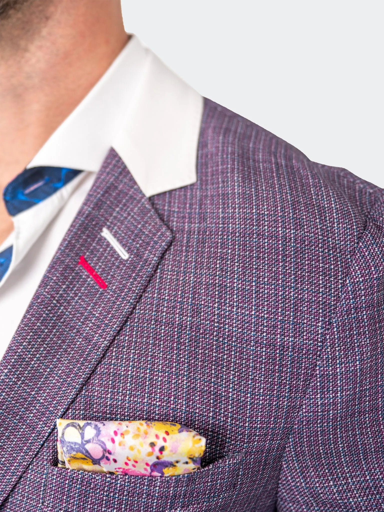 Blazer Unconstructed Preppy Purple