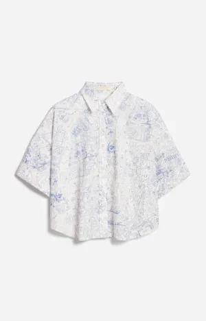 Blouse Bobby 5eva36-v09417 Blanc-Bleu