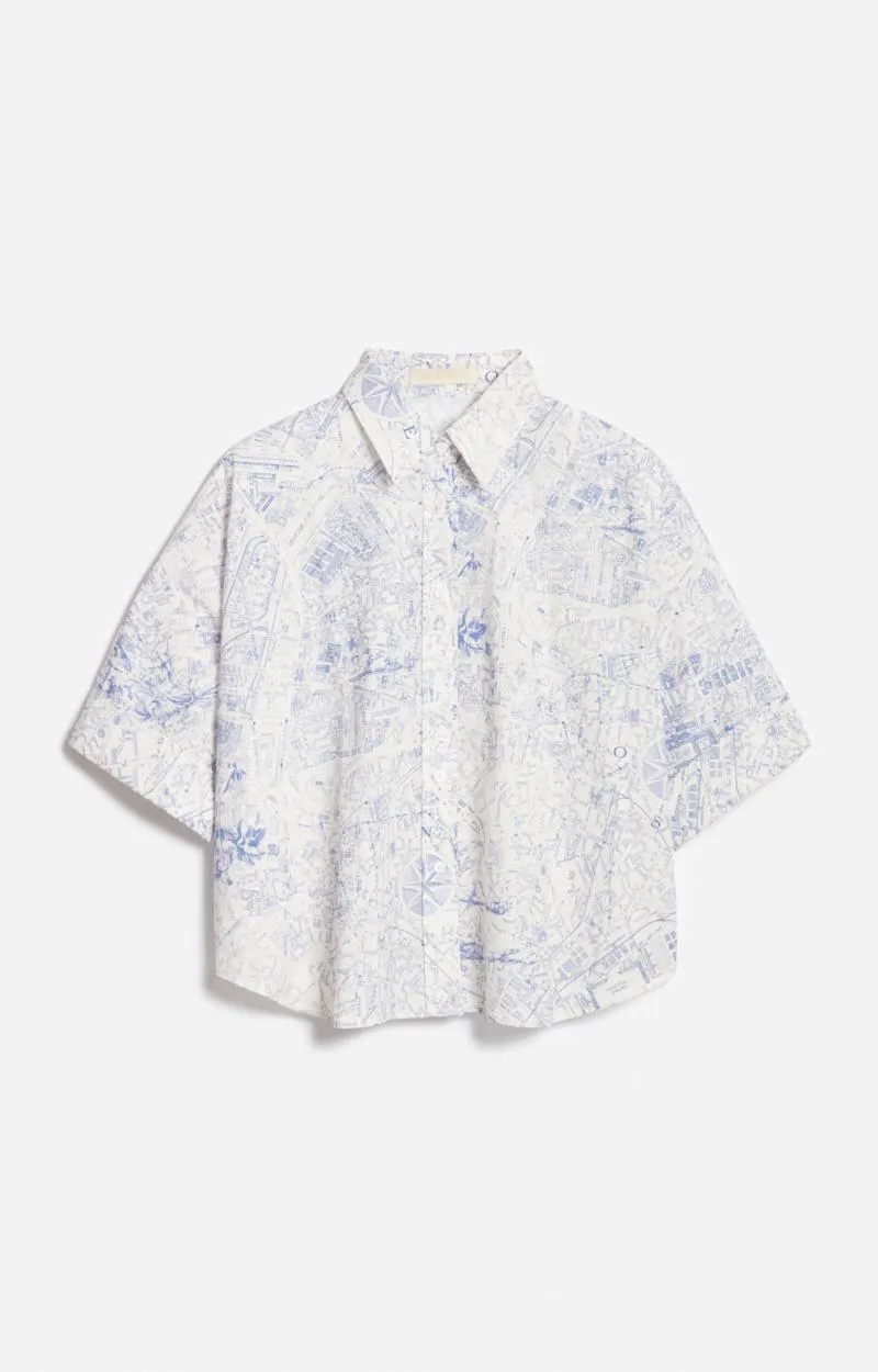 Blouse Bobby 5eva36-v09417 Blanc-Bleu