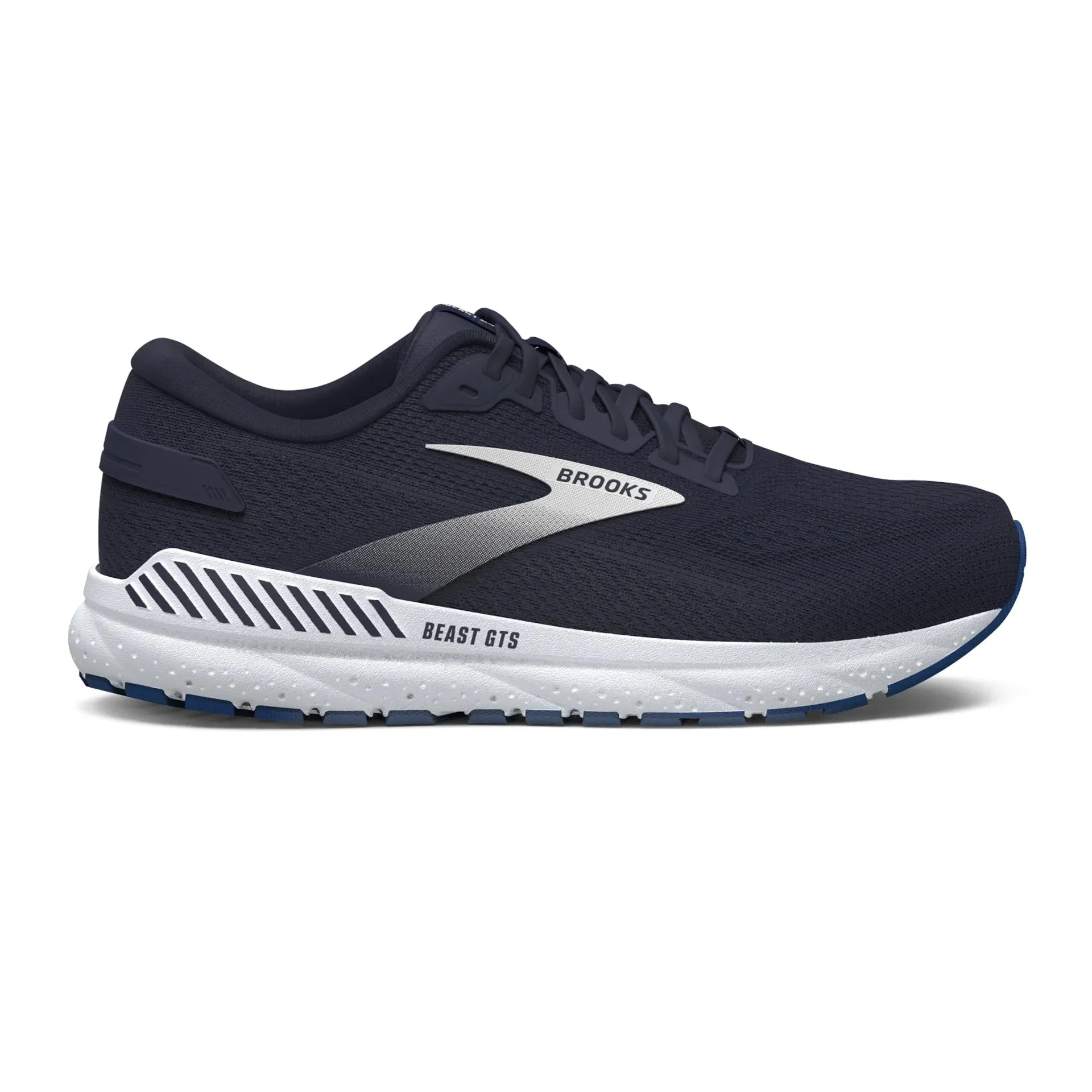 Brooks Mens Beast GTS 24 Wide- Peacoat/True Navy/White (1104252E452) Brooks
