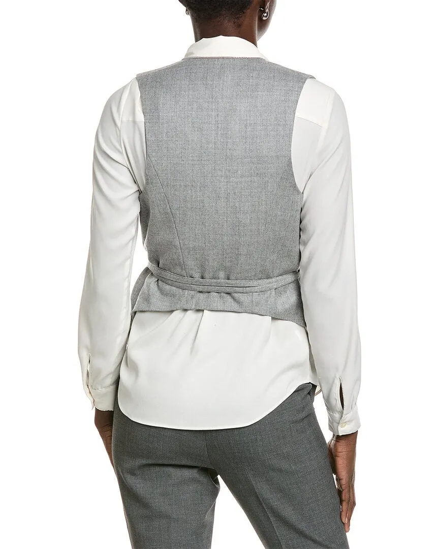 Brunello Cucinelli Wool-Blend Vest