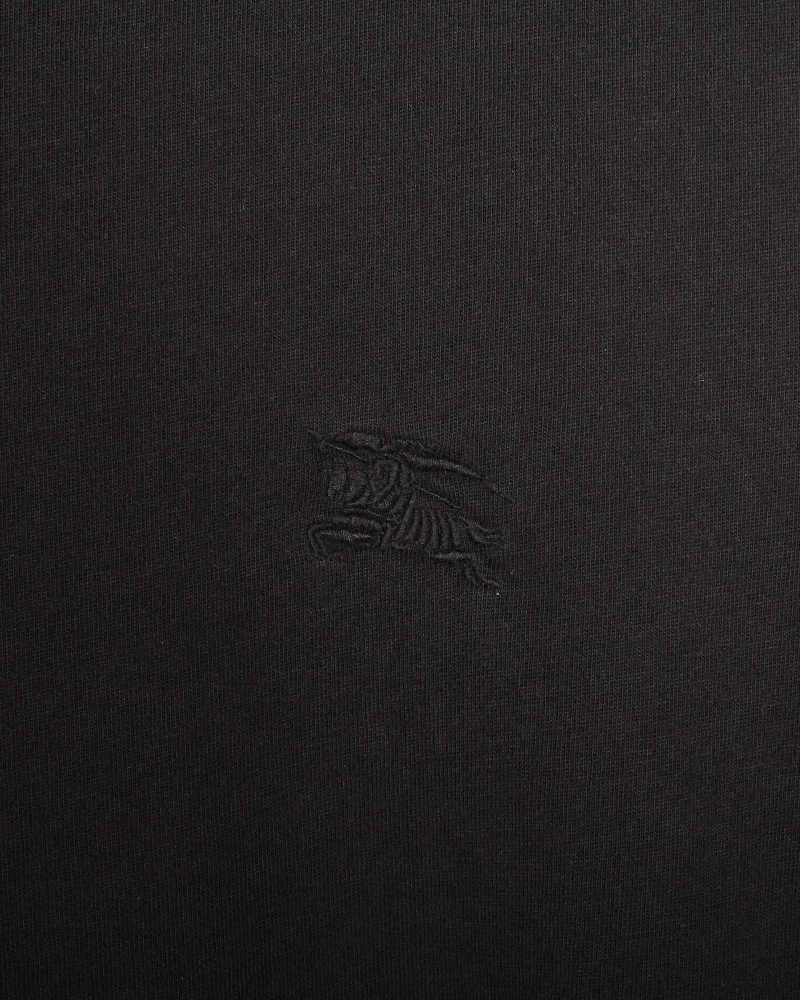 Burberry Logo T-shirt in Black Cotton
