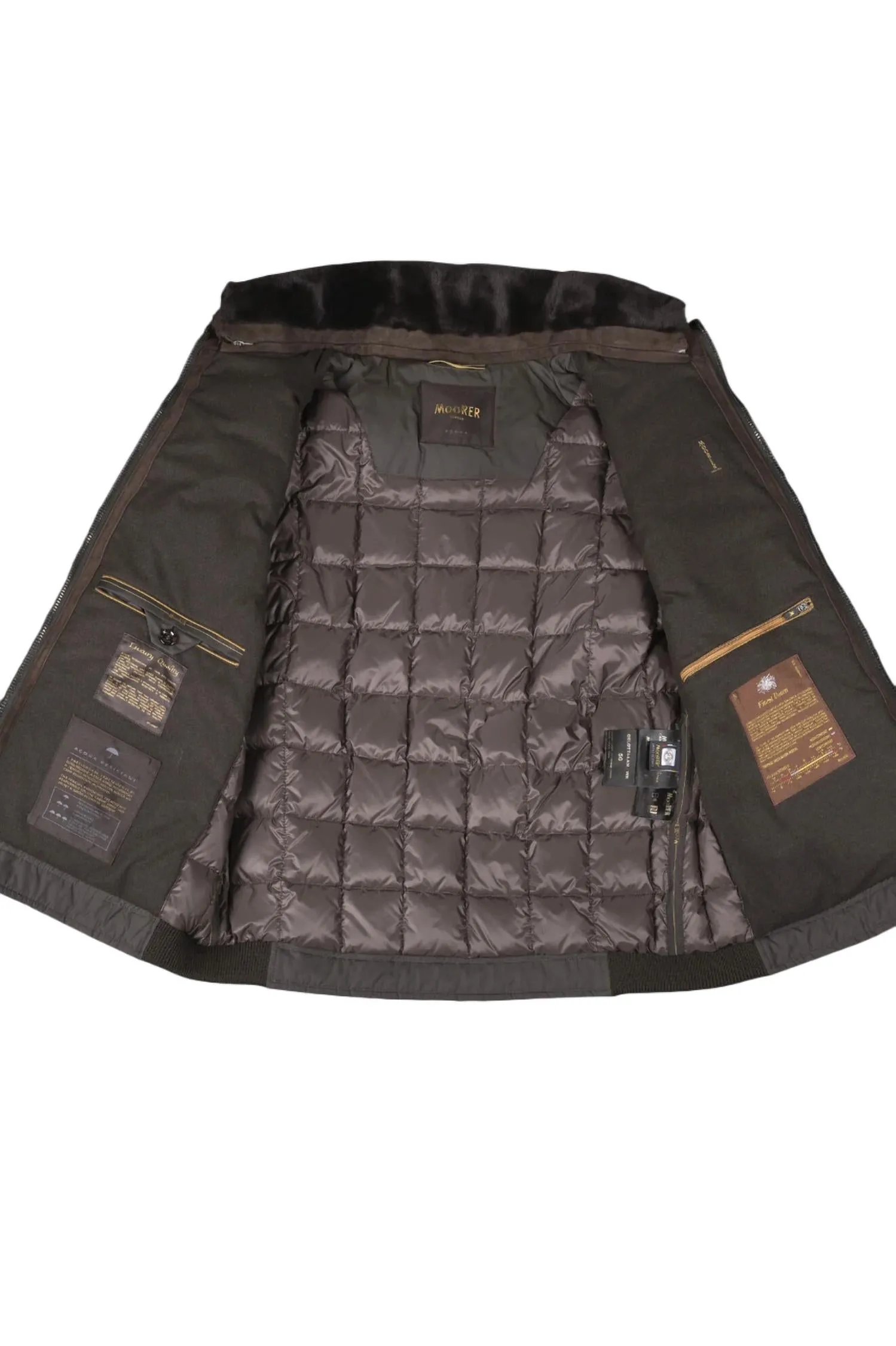 Celotti Down Bomber Jacket In Black