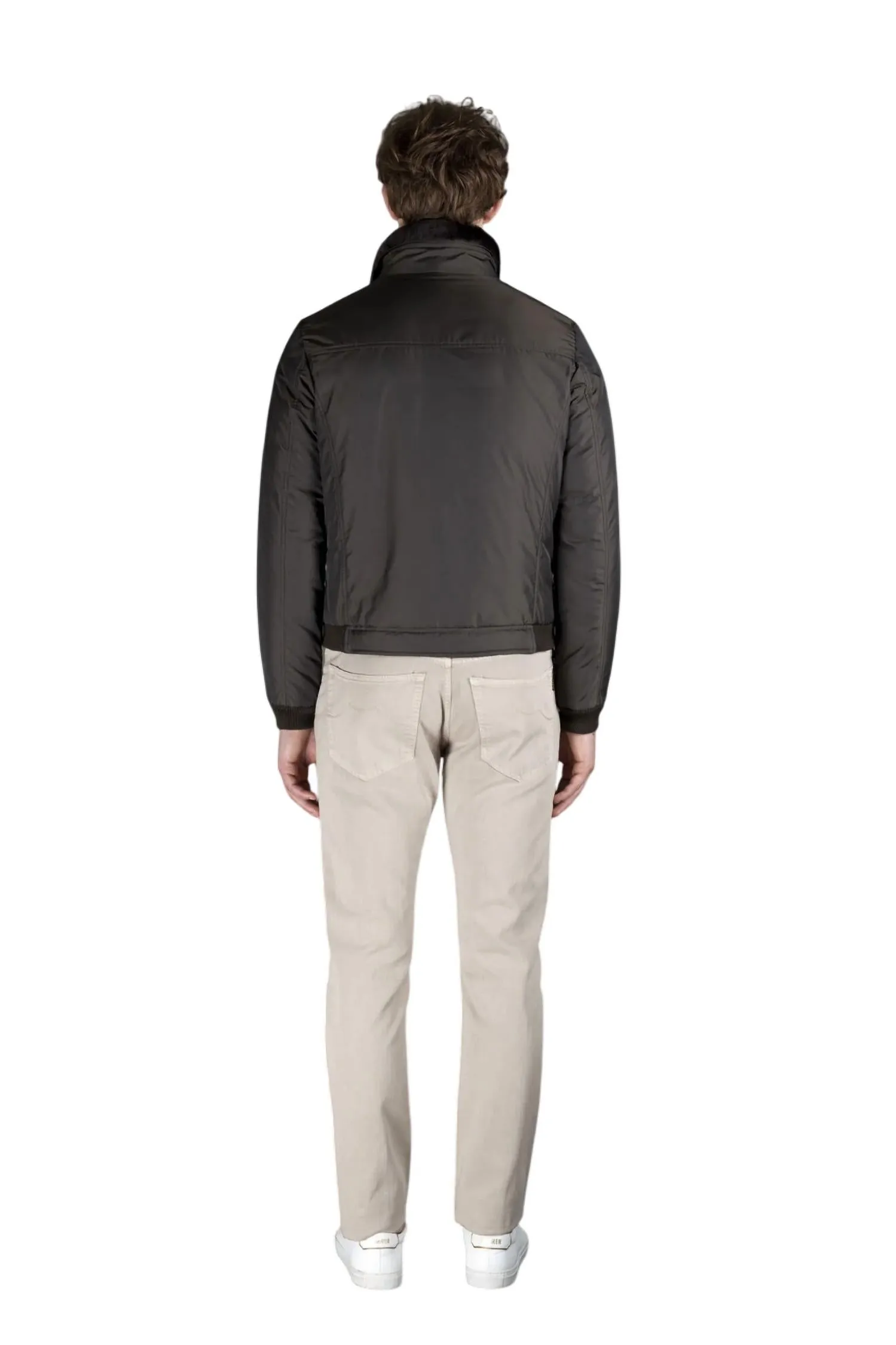 Celotti Down Bomber Jacket In Black
