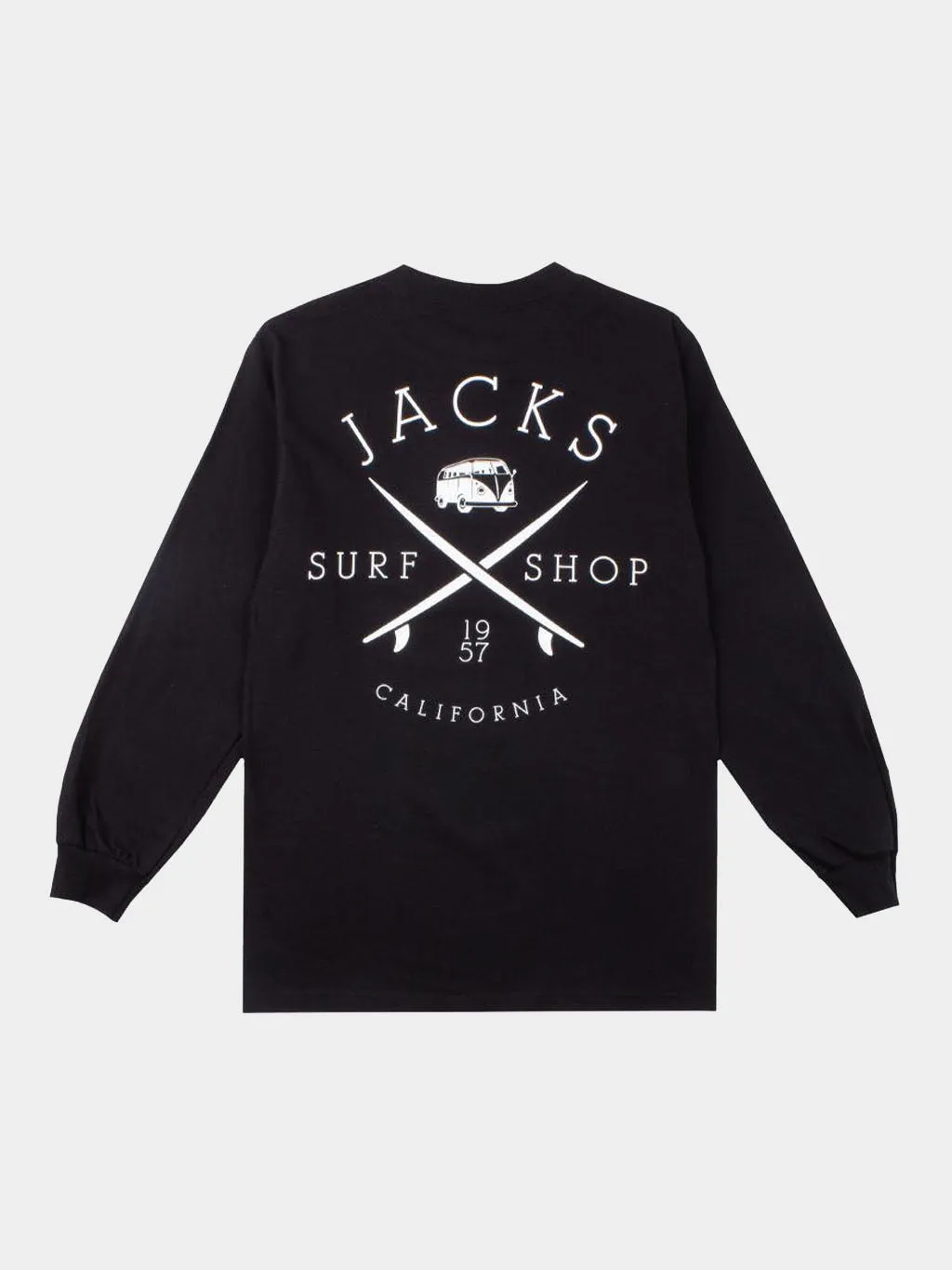Classic Bus Stop L/S Tee - Black