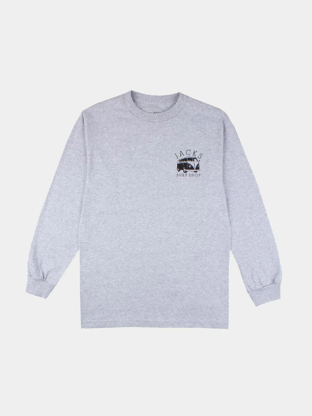 Classic Bus Stop L/S Tee - Heather Grey