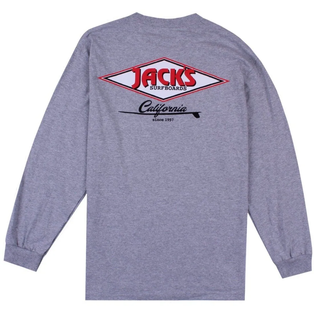 Classic Cal Diamond L/S Tee - Athletic Heather