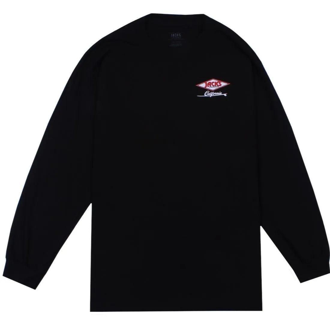 Classic Cal Diamond L/S Tee - Black