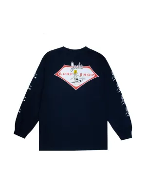 Classic Circa Sleeved L/S Tee - Navy