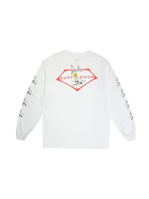 Classic Circa Sleeved L/S Tee - White