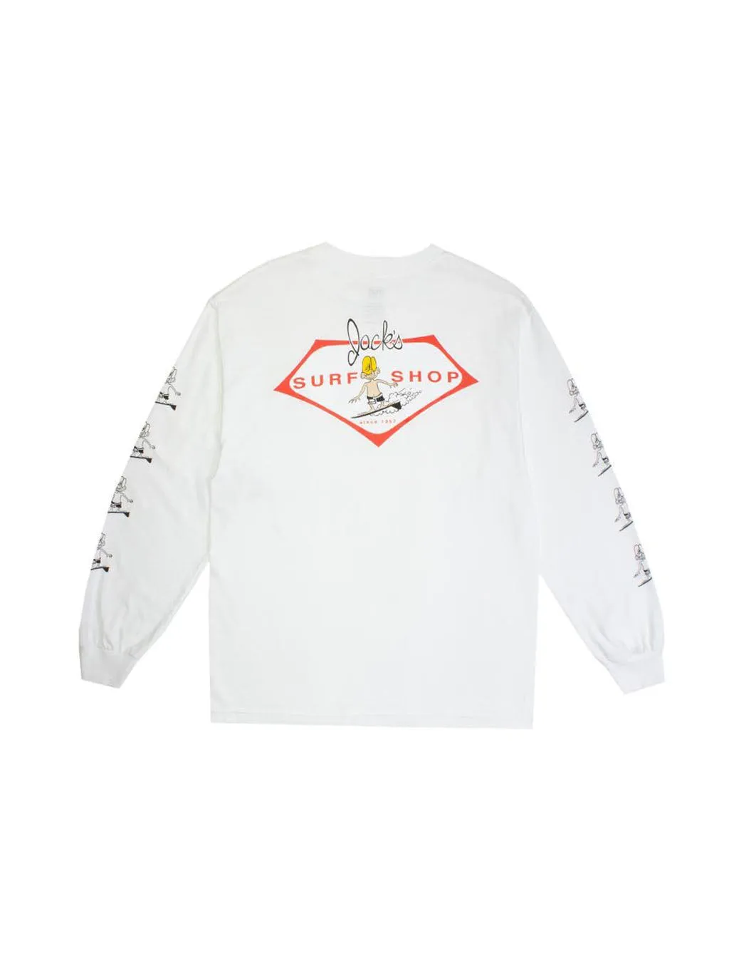 Classic Circa Sleeved L/S Tee - White