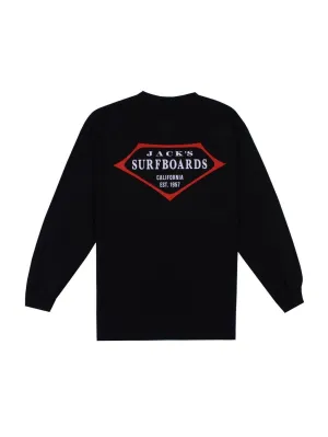Classic Retro Lam L/S Tee - Black