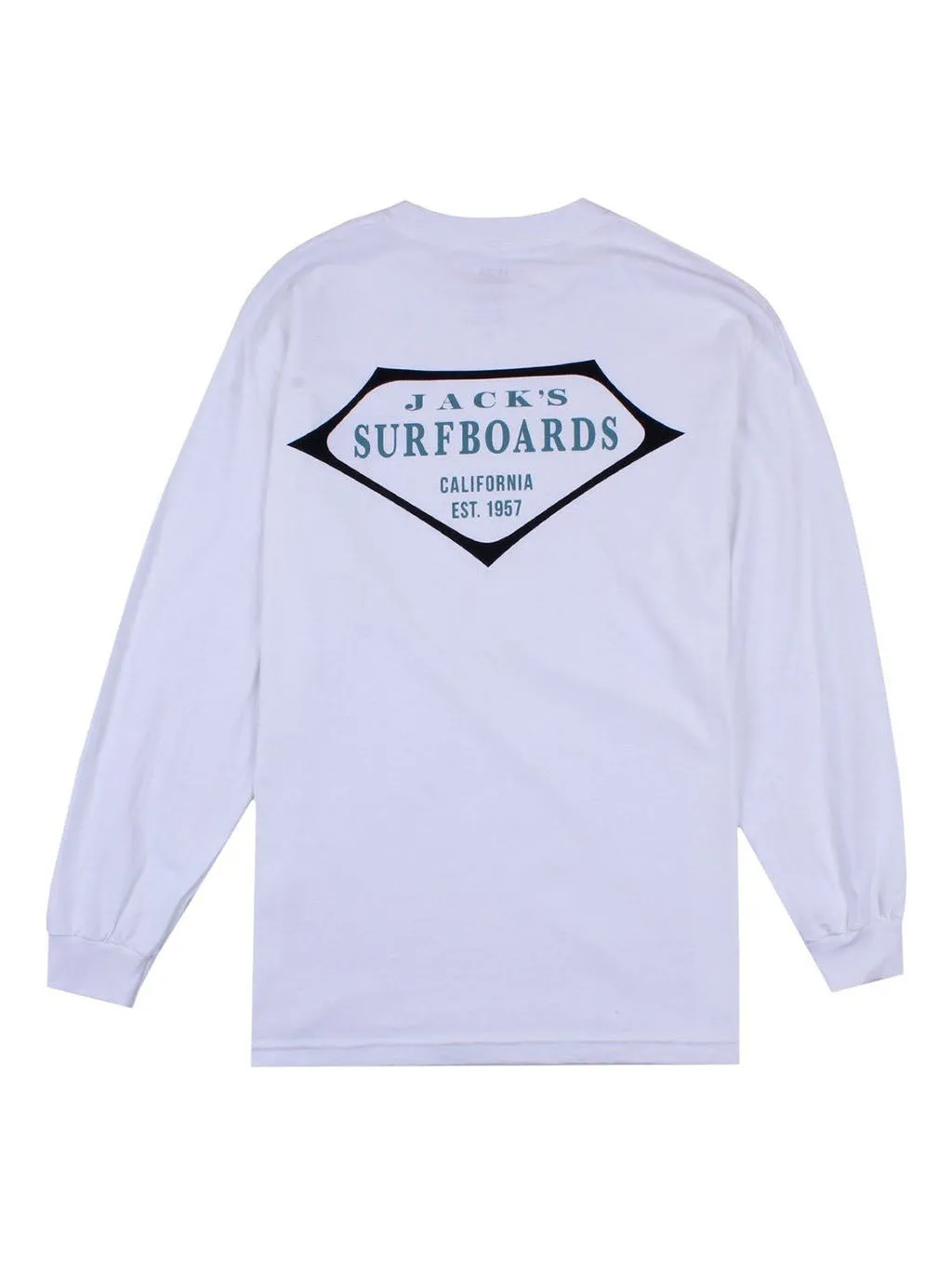 Classic Retro Lam L/S Tee - White