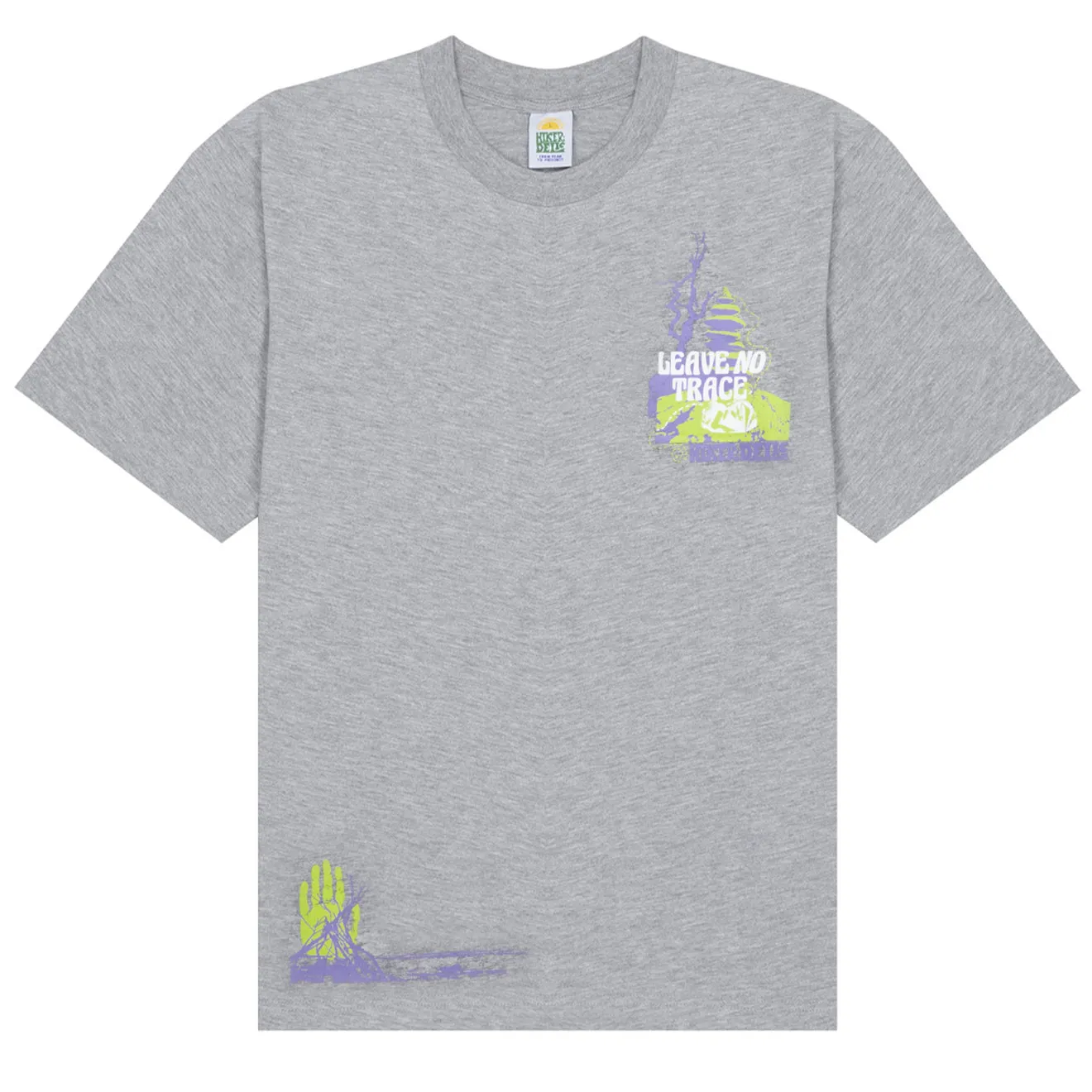 Clothing Hikerdelic Hikerdelic No Trace SS T-Shirt Grey Marl
