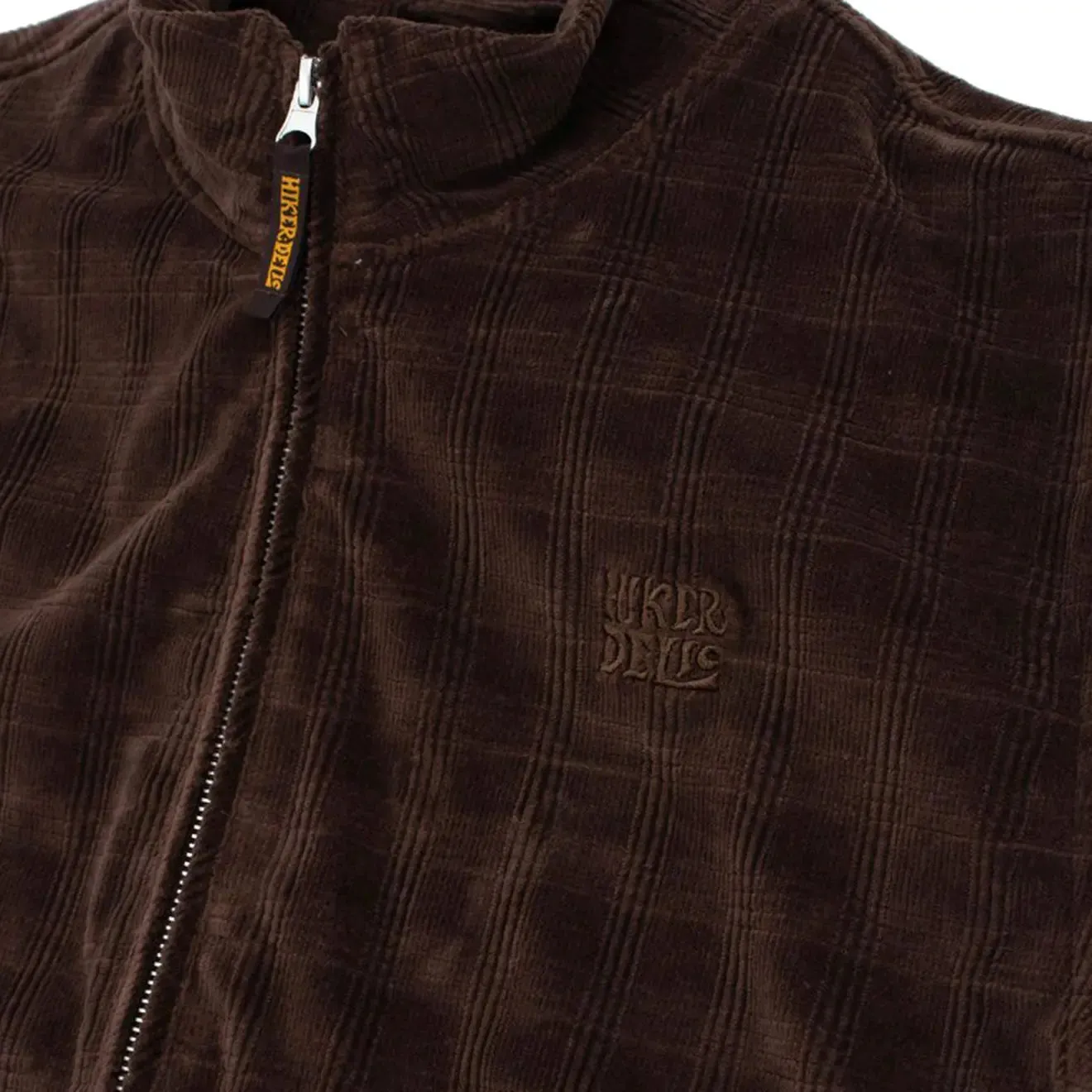 Clothing Hikerdelic Hikerdelic Plaid Corduroy Track Jacket Brown