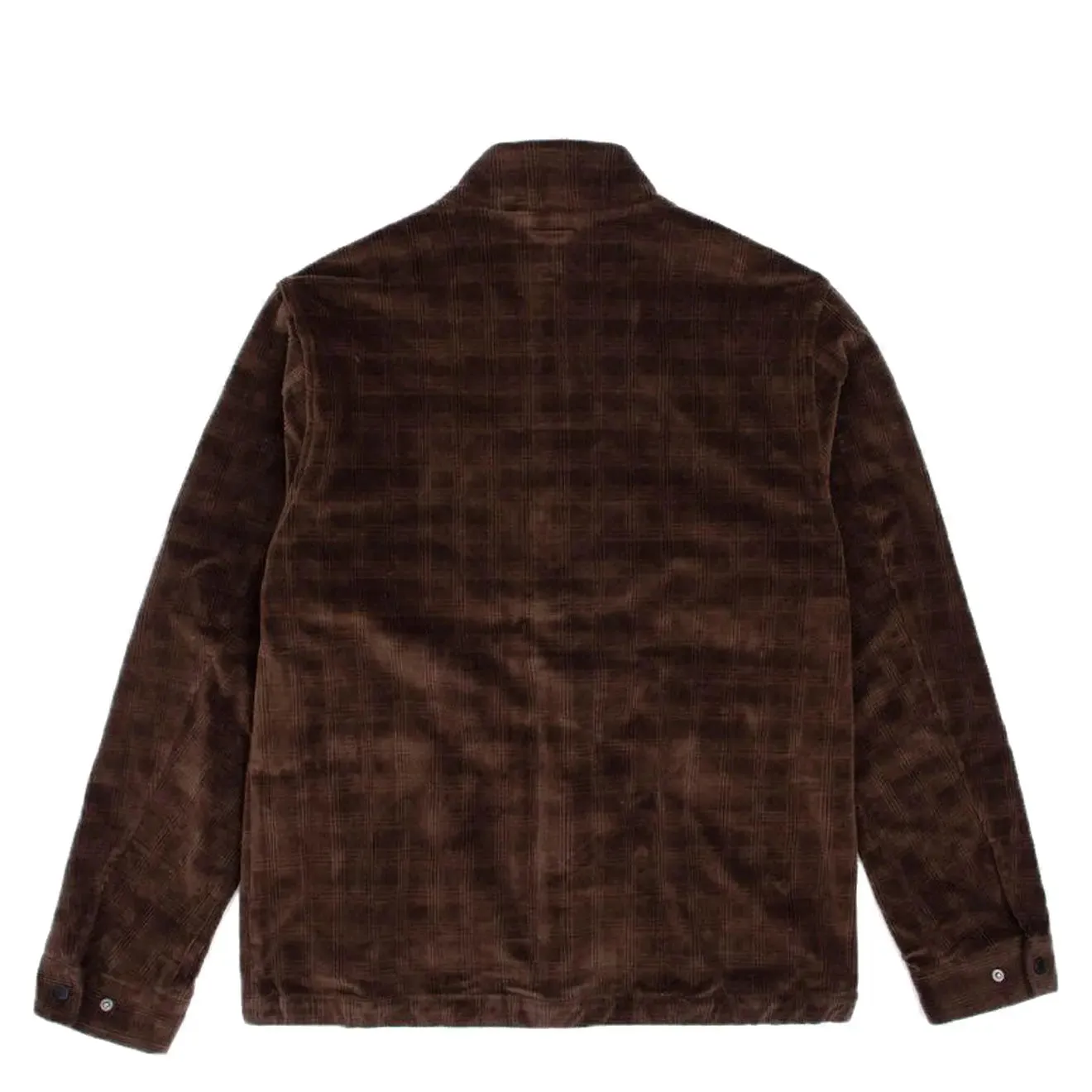 Clothing Hikerdelic Hikerdelic Plaid Corduroy Track Jacket Brown