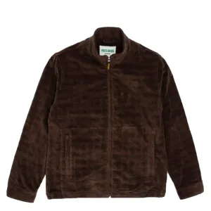 Clothing Hikerdelic Hikerdelic Plaid Corduroy Track Jacket Brown