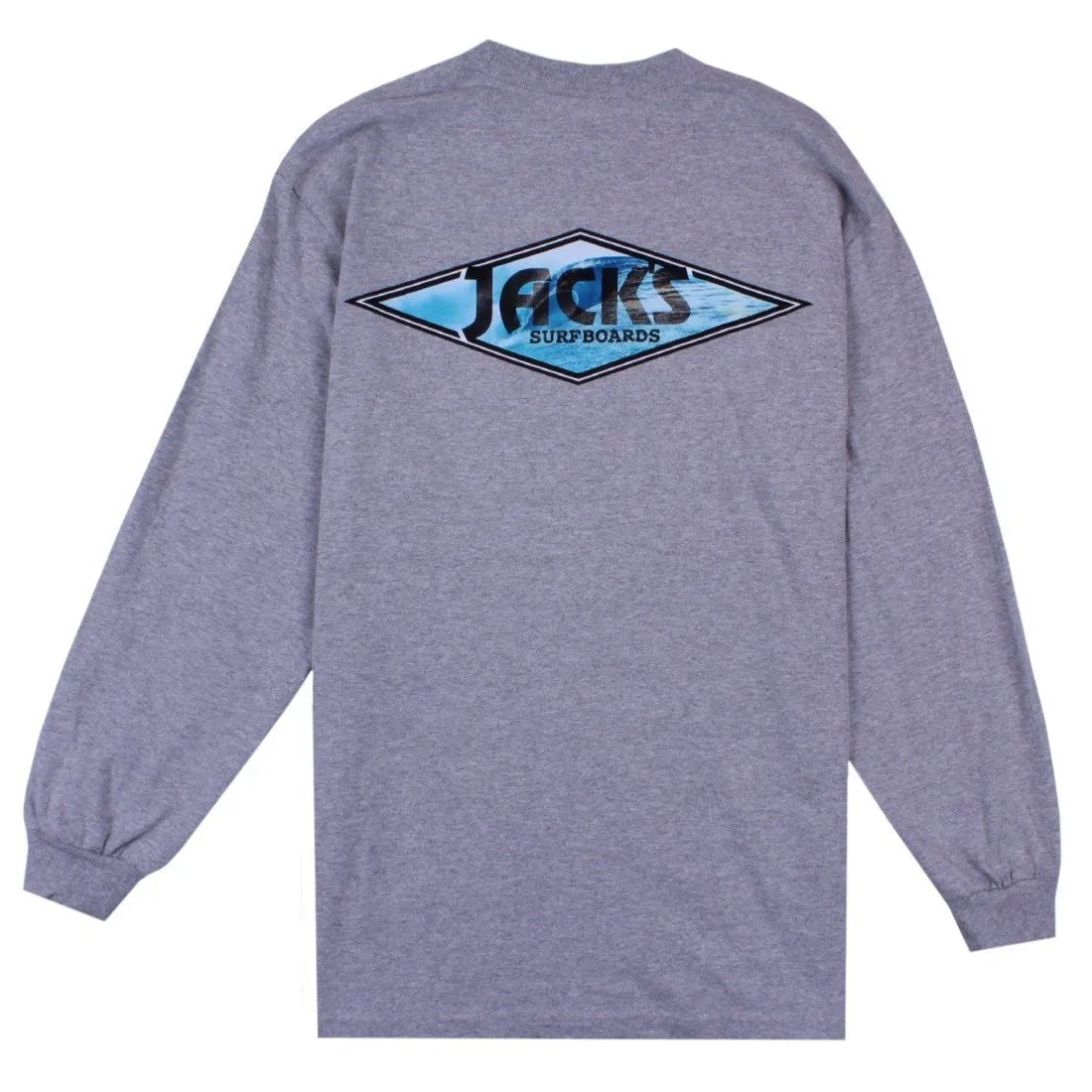 Crystal Wave Classic L/S Tee - Athletic Heather