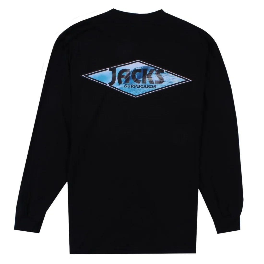 Crystal Wave Classic L/S Tee - Black