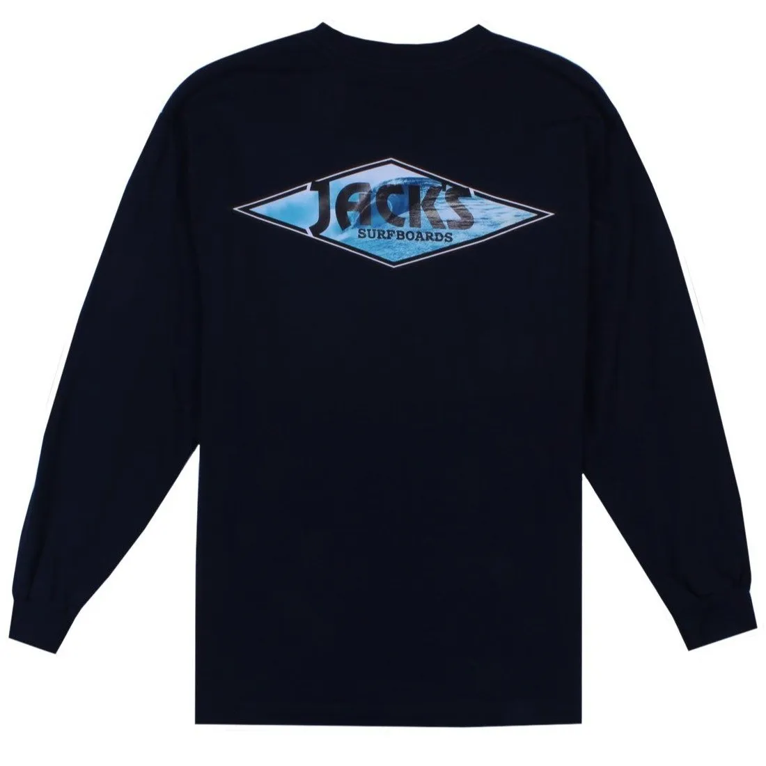 Crystal Wave Classic L/S Tee - Navy