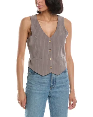 Destinaire Linen-Blend Vest