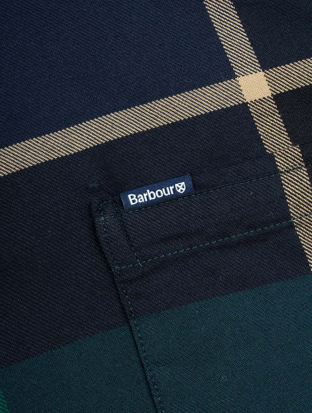 Dunoon Tailored Shirt Green Loch