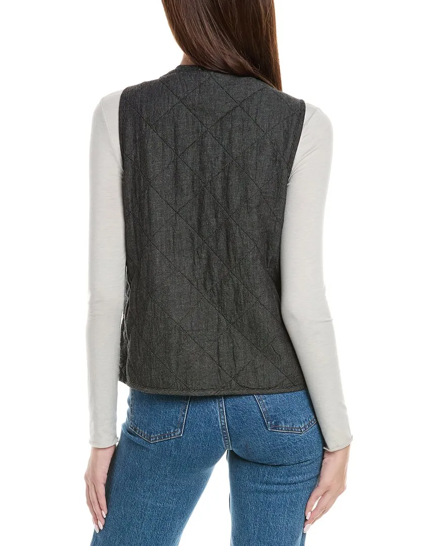 EILEEN FISHER Diamond Quilted Vest