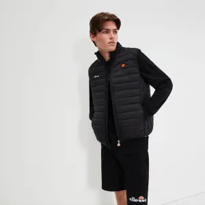 ELLESSE MEN'S BARDY BLACK PUFFER VEST