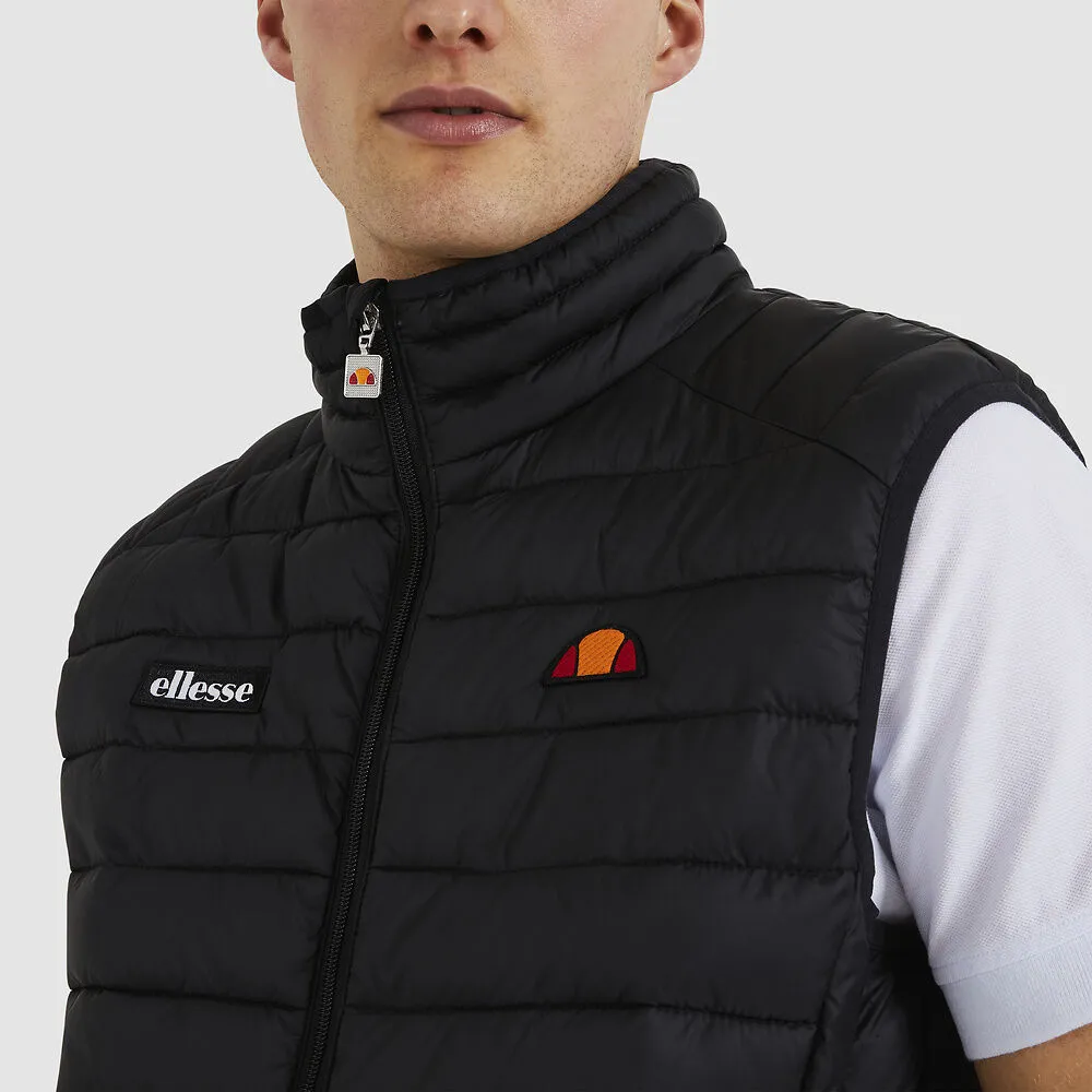 ELLESSE MEN'S BARDY BLACK PUFFER VEST