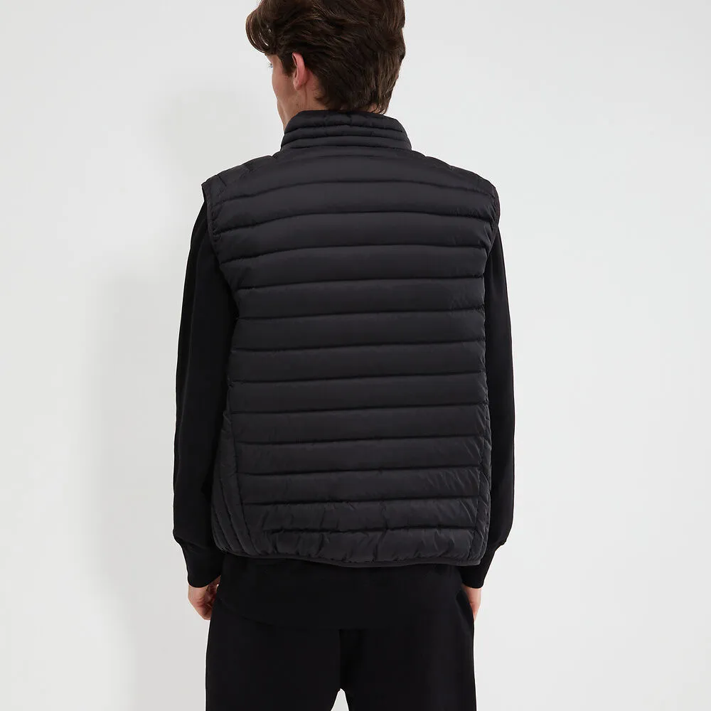 ELLESSE MEN'S BARDY BLACK PUFFER VEST