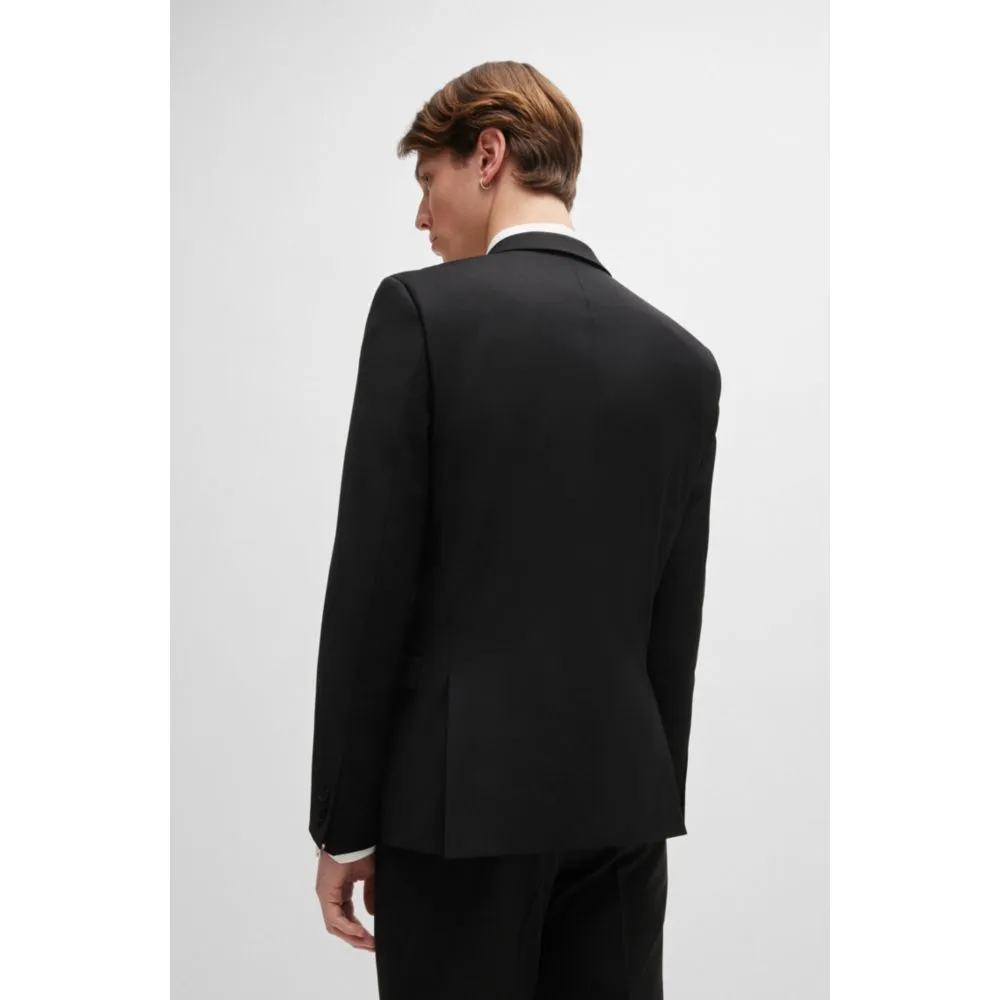 Extra-slim-fit jacket in a stretch-wool blend