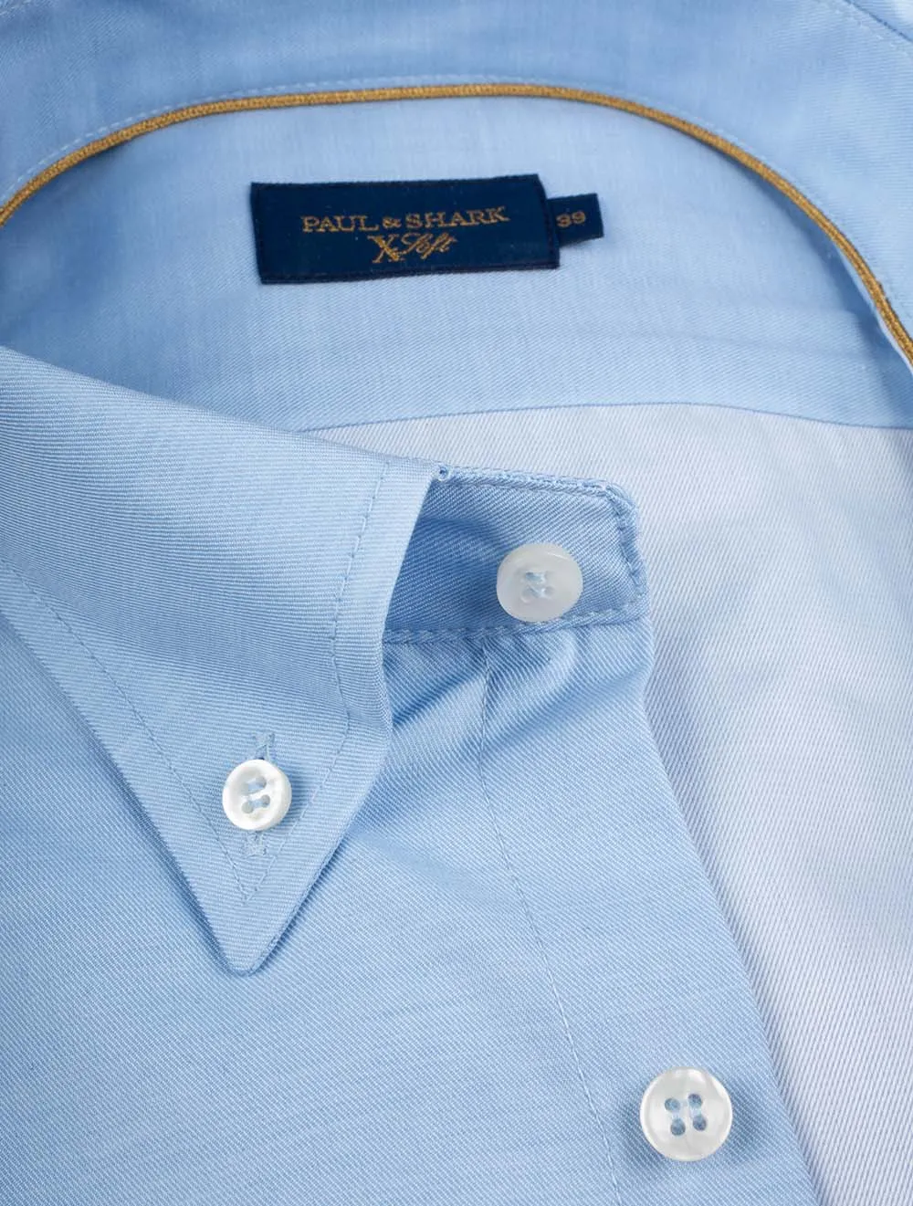 Extra Soft Cotton Microtencel Shirt Blue