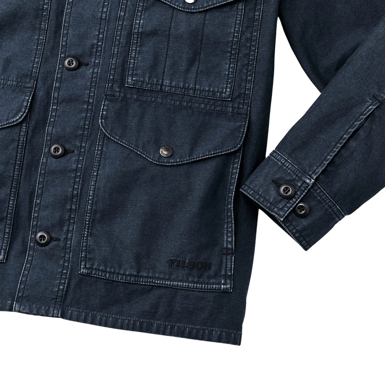 Filson Field Cruiser Reverse Sateen Blue Mussel Clothing Filson