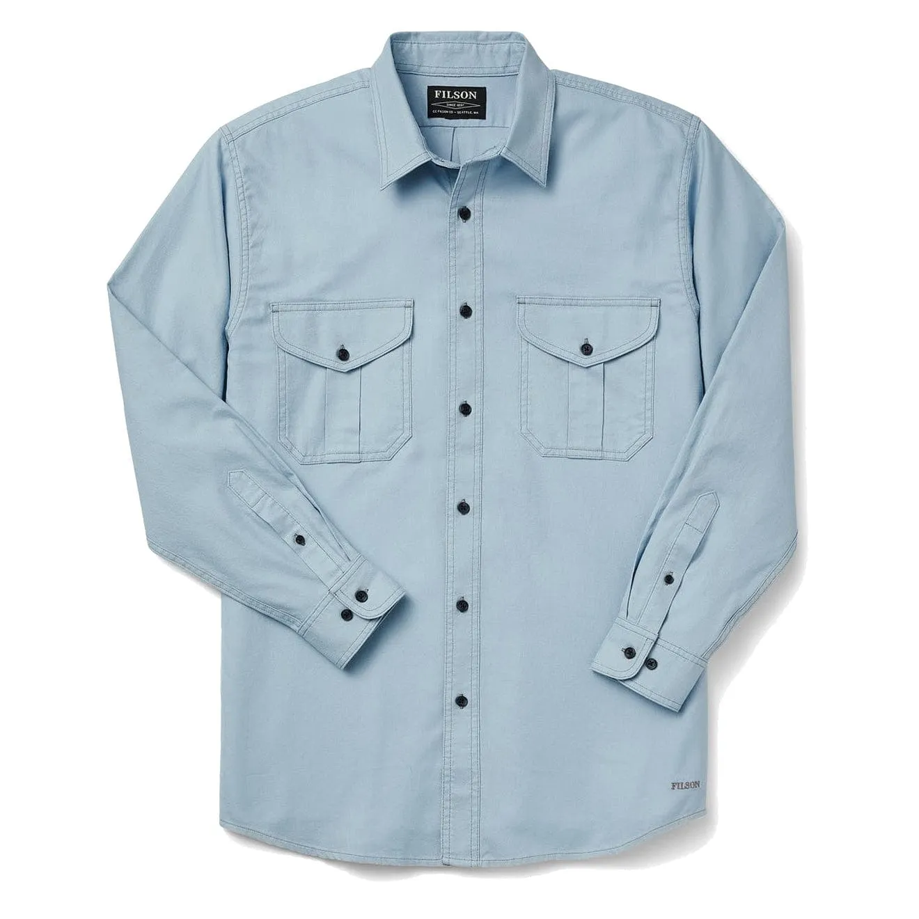 Filson Lightweight Alaskan Guide Shirt Dusk Sky Clothing Filson