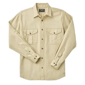 Filson Lightweight Alaskan Guide Shirt Light Khaki Clothing Filson