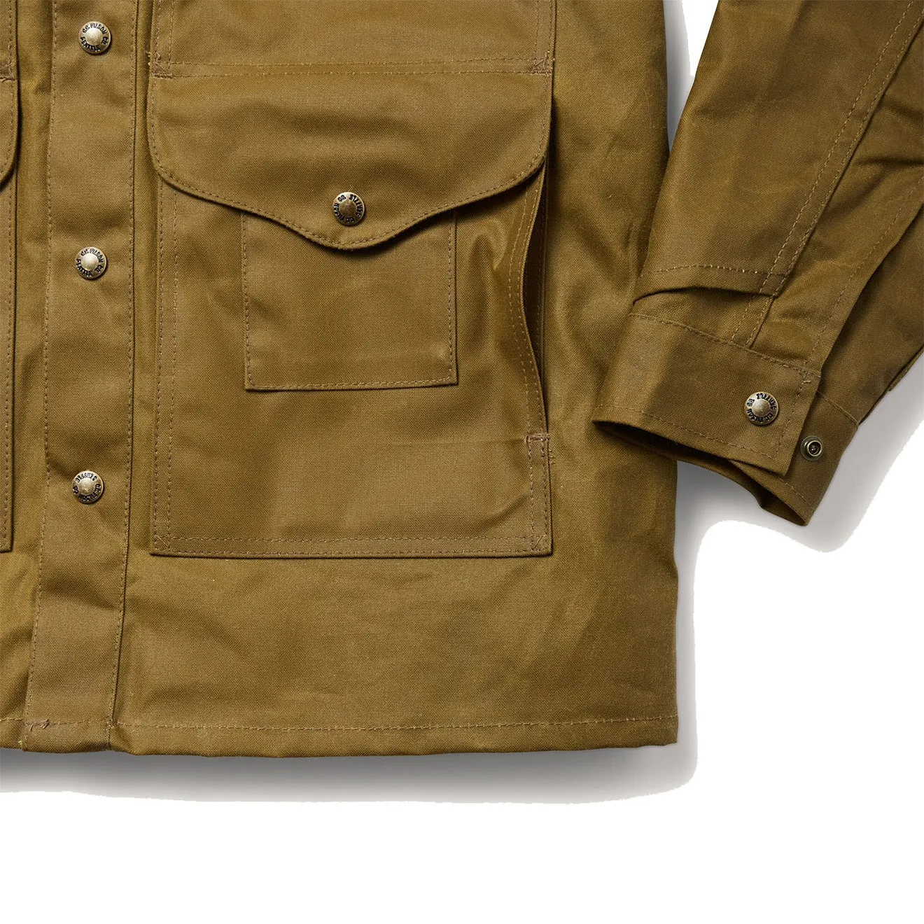 Filson Lined Tin Cruiser Jacket Dark Tan Clothing Filson