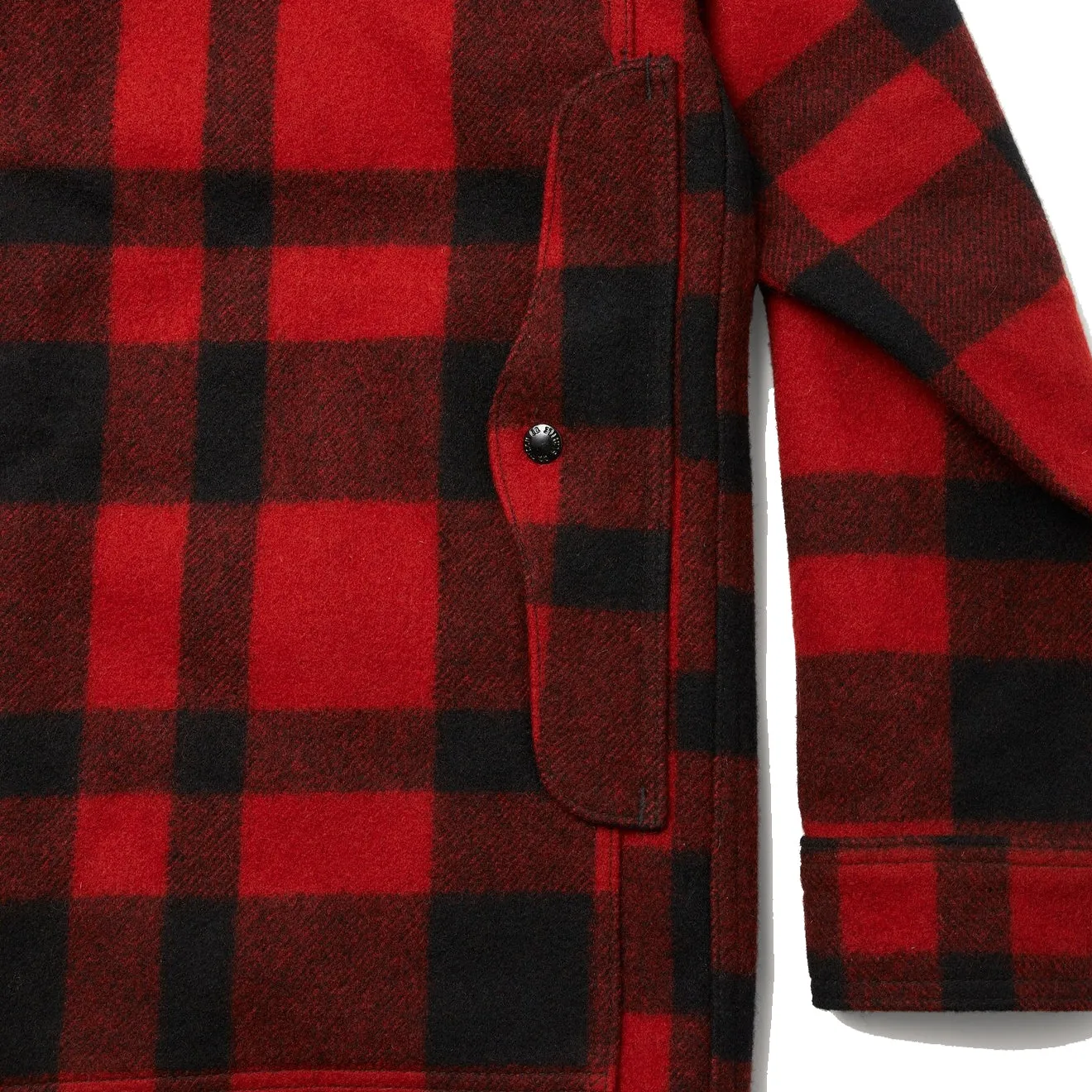 Filson Mackinaw Cruiser Jacket Red / Black Plaid Clothing Filson