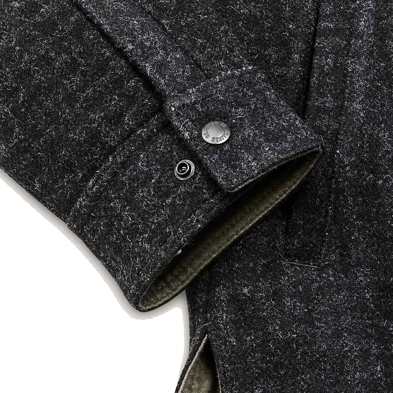 Filson Mackinaw Jac Shirt Black Marl Heather Clothing Filson