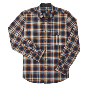 Filson Rustic Oxford Shirt Indigo Rust Clothing Filson