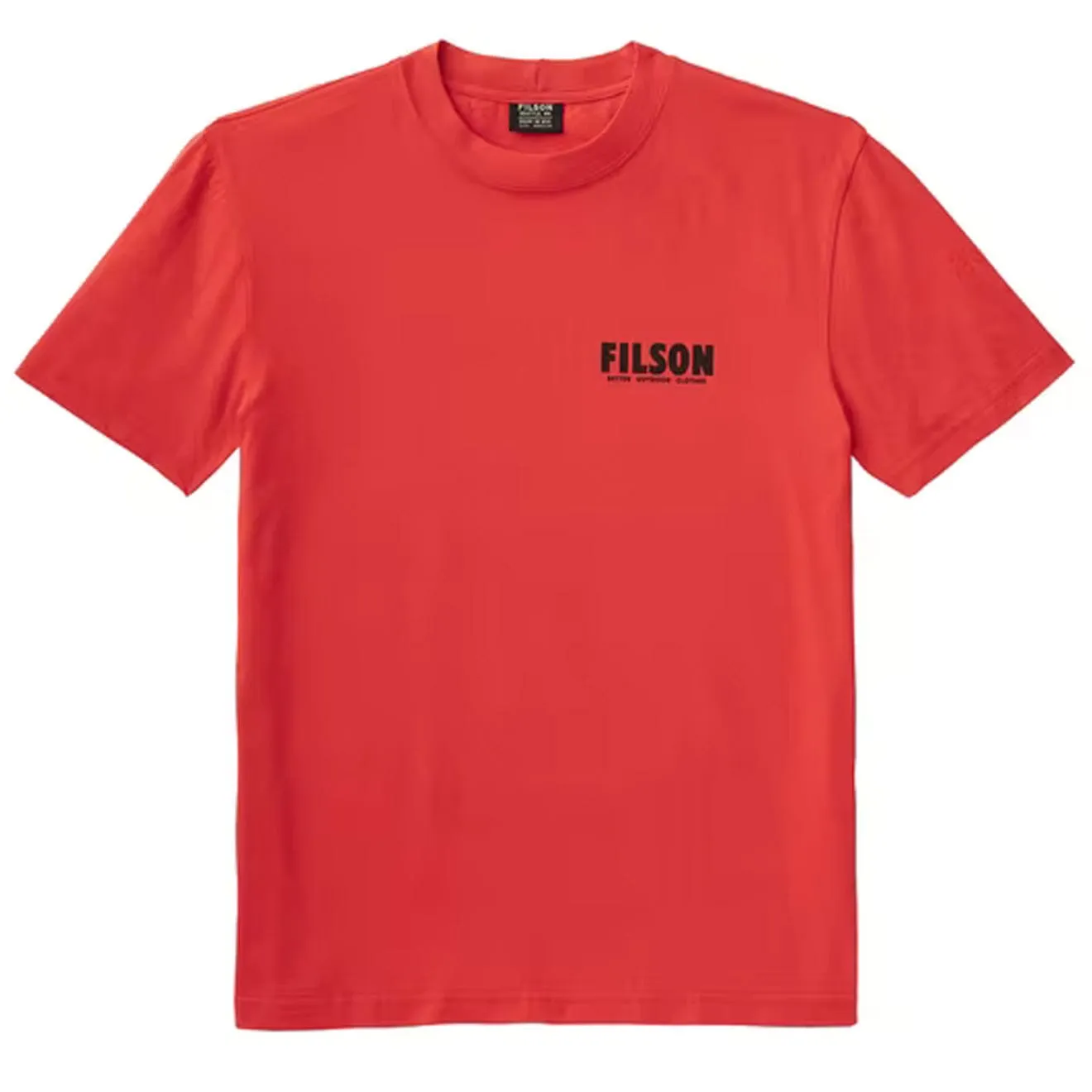 Filson S/S Lightweight Outfitter T-Shirt Red Clothing Filson