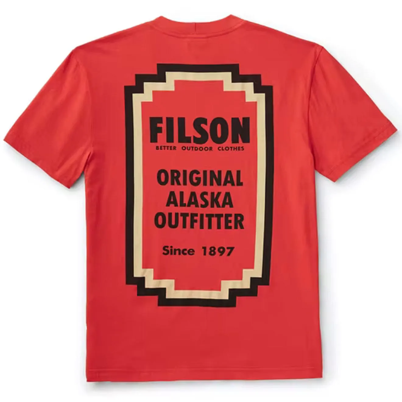 Filson S/S Lightweight Outfitter T-Shirt Red Clothing Filson