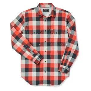Filson Twin Lakes Sport Shirt Red / Black / Cream Clothing Filson