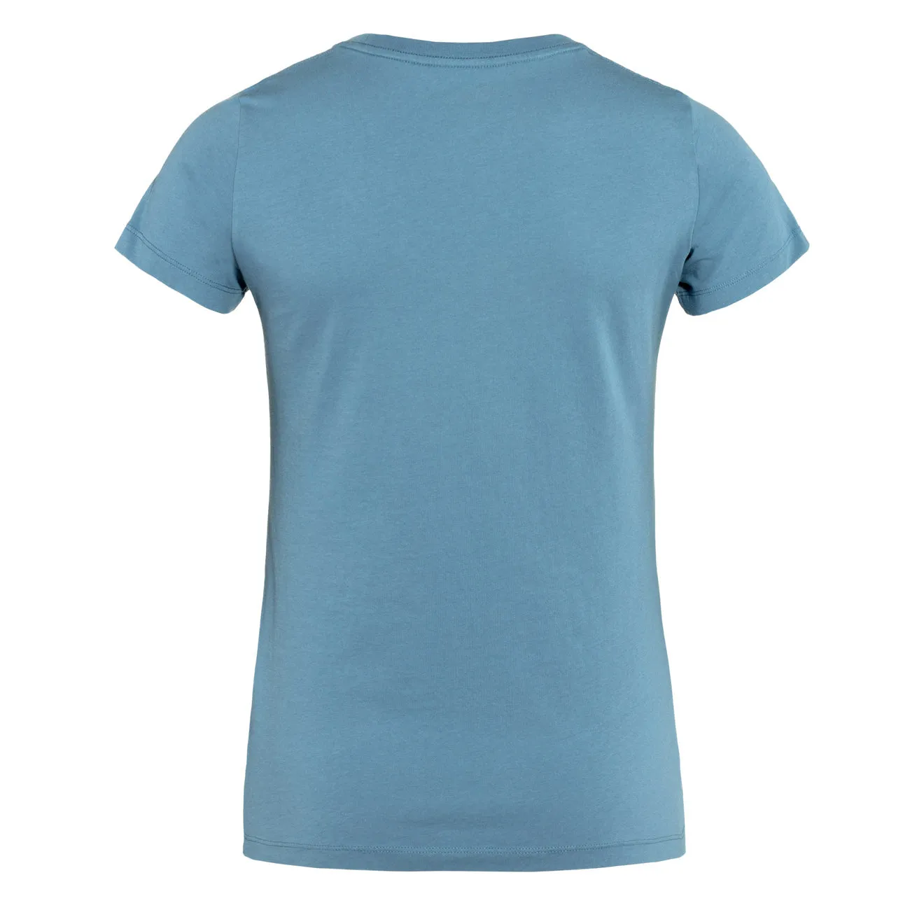 Fjallraven Womens Arctic Fox Print T-Shirt Dawn Blue / Terracotta